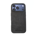 PROTARA Alcantara iPhone 17 Pro Max Hülle – Mitternachtsschwarz