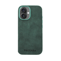 PROTARA Alcantara iPhone 17 Hülle – Expeditionsgrün