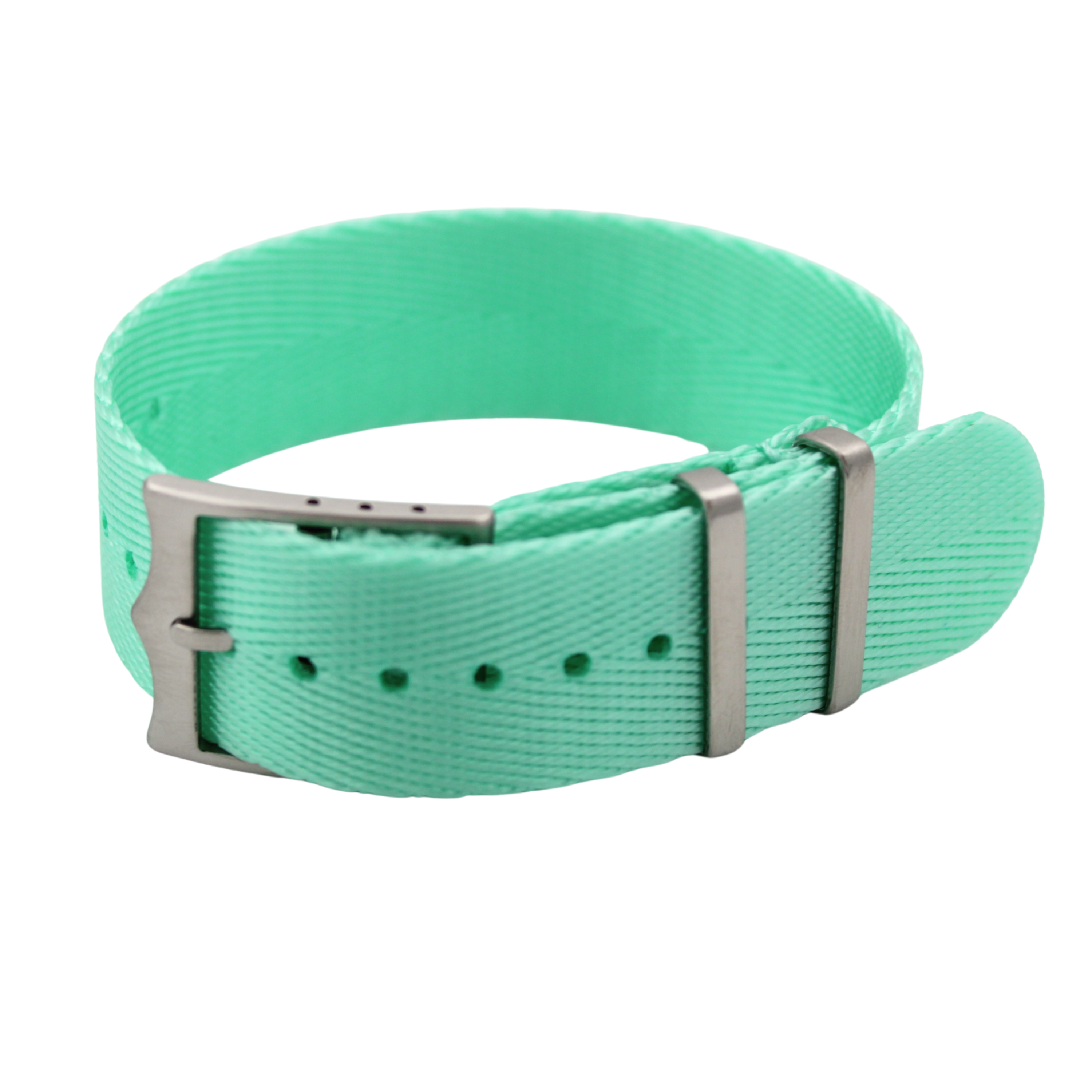 NATO-Gürtel mit Fischgrätmuster – Grün