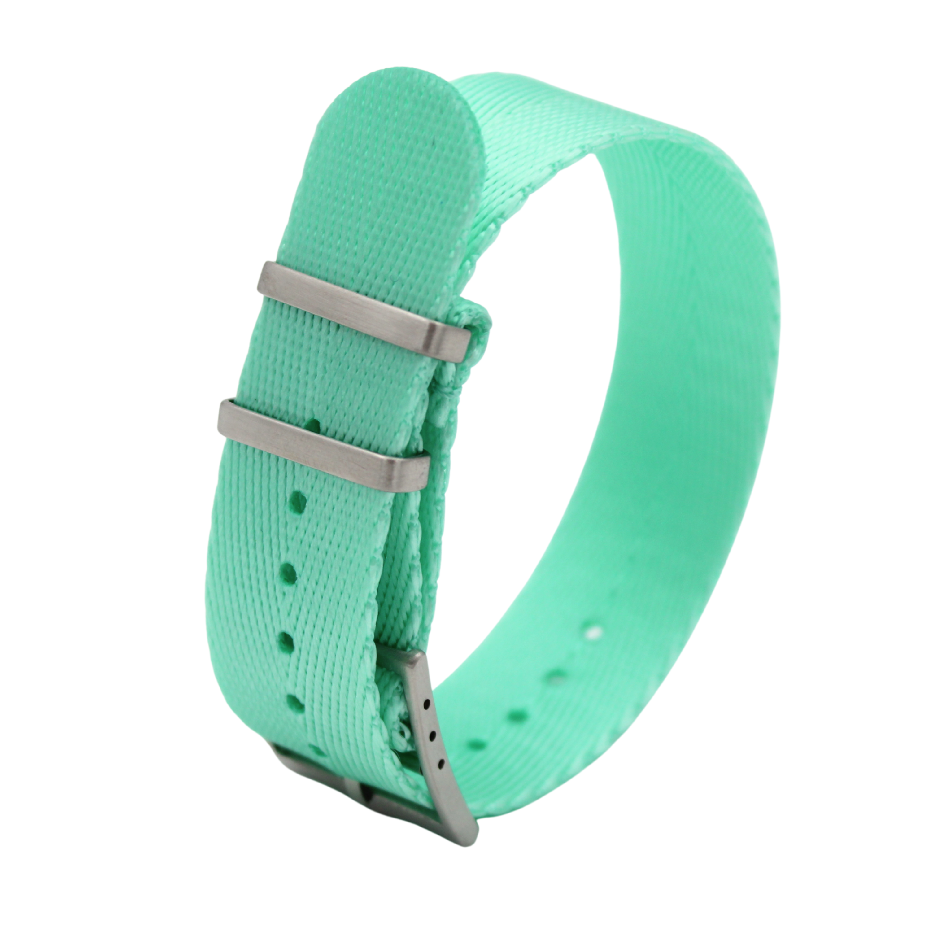 NATO-Gürtel mit Fischgrätmuster – Grün