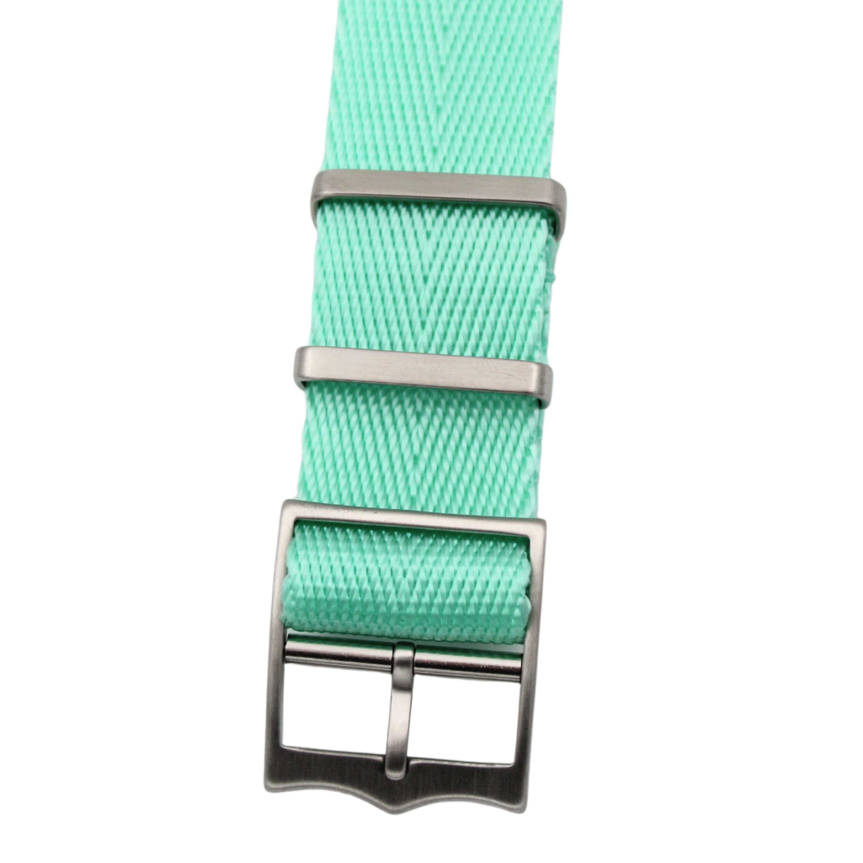 NATO-Gürtel mit Fischgrätmuster – Grün