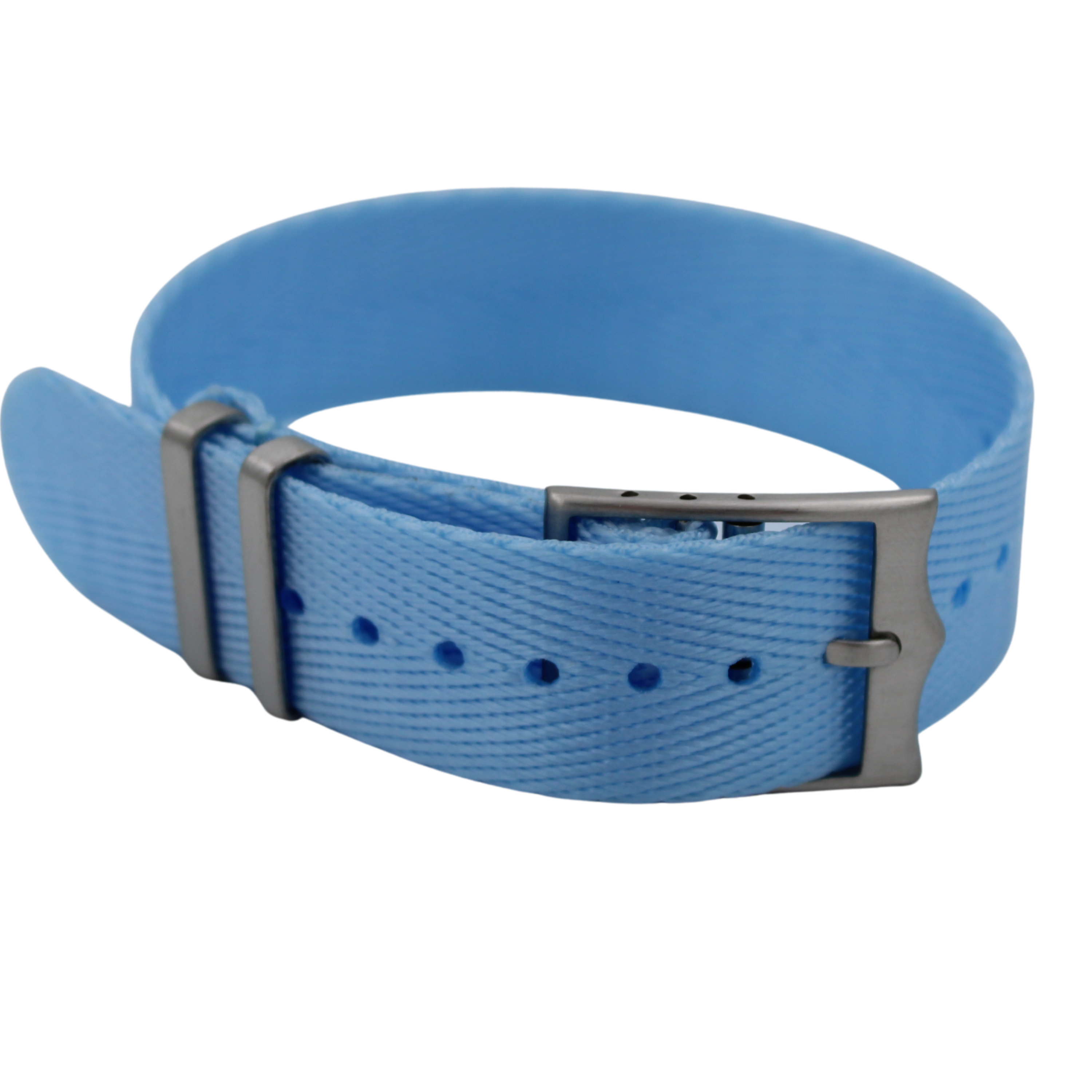 Natoreim fiskebeinmønster  - Lys blå