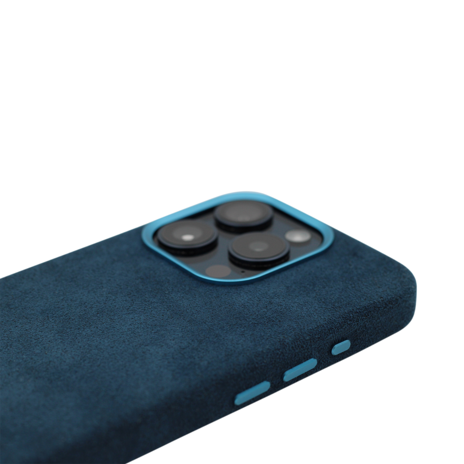 PROTARA Alcantara iPhone 16 Pro Max deksel - Ocean Voyage Blue