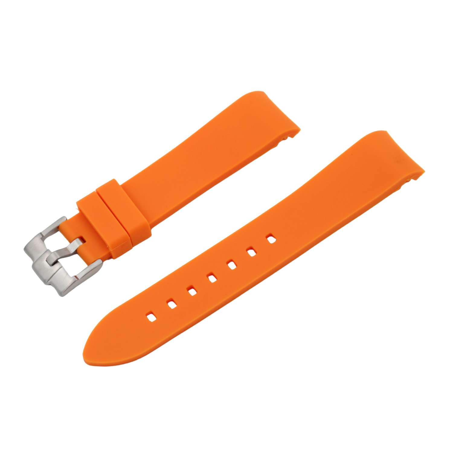 Rubber Strap Curved Blue