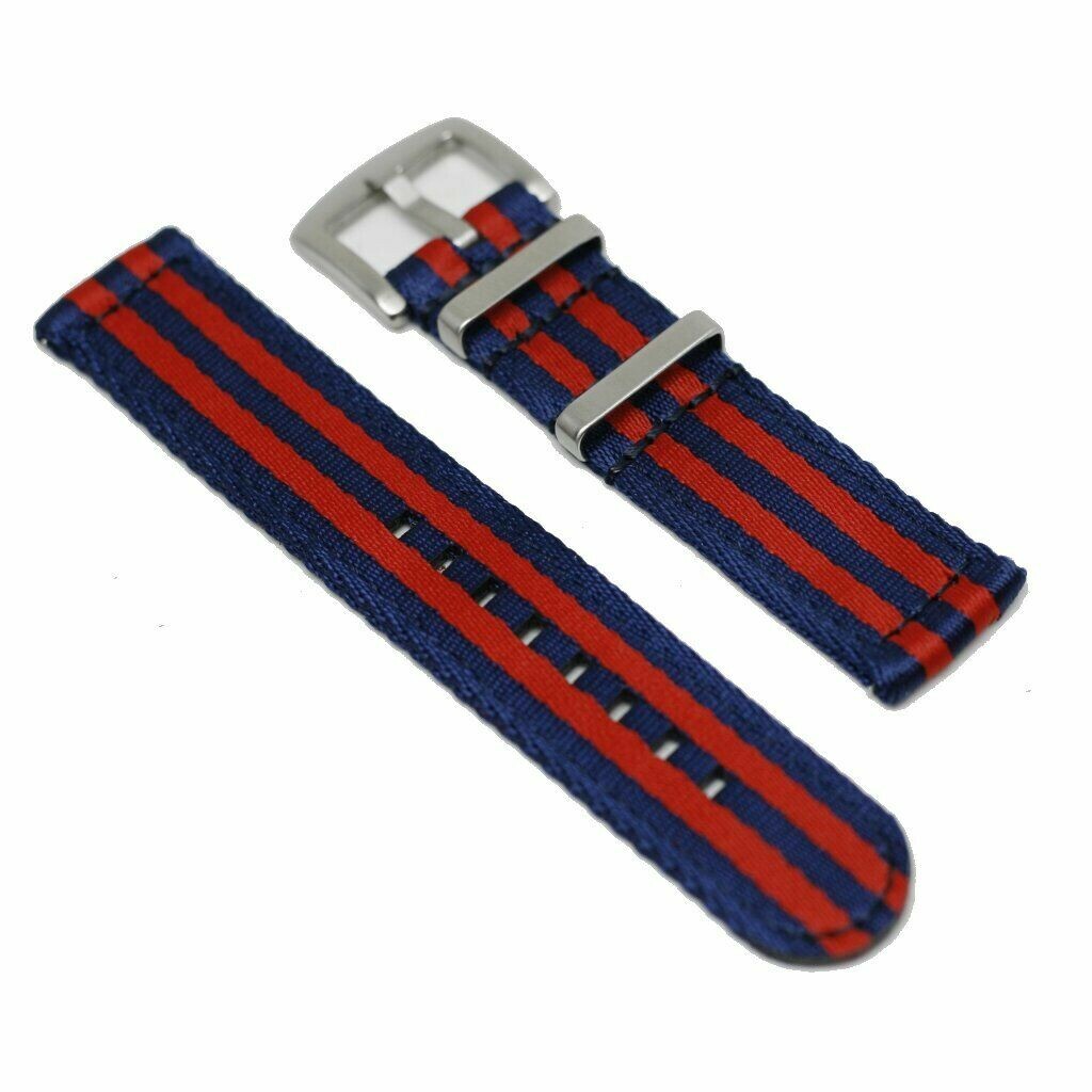 Seat Belt Strap 2-piece Dark blue/Red