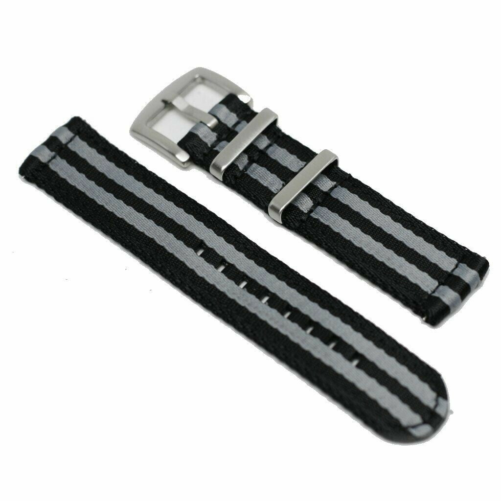 Seat Belt Strap 2-piece Black/gray