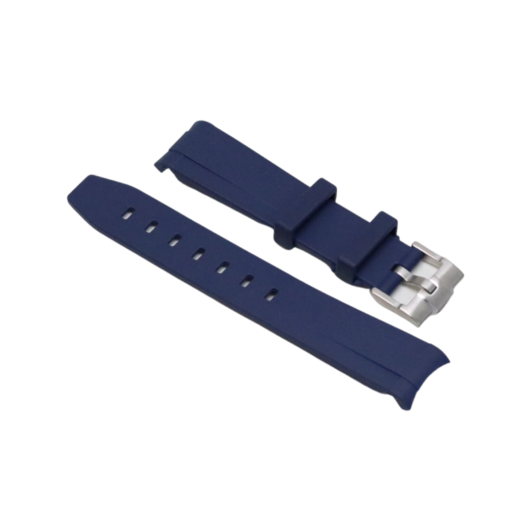 Curved Rubber Strap Dark blue