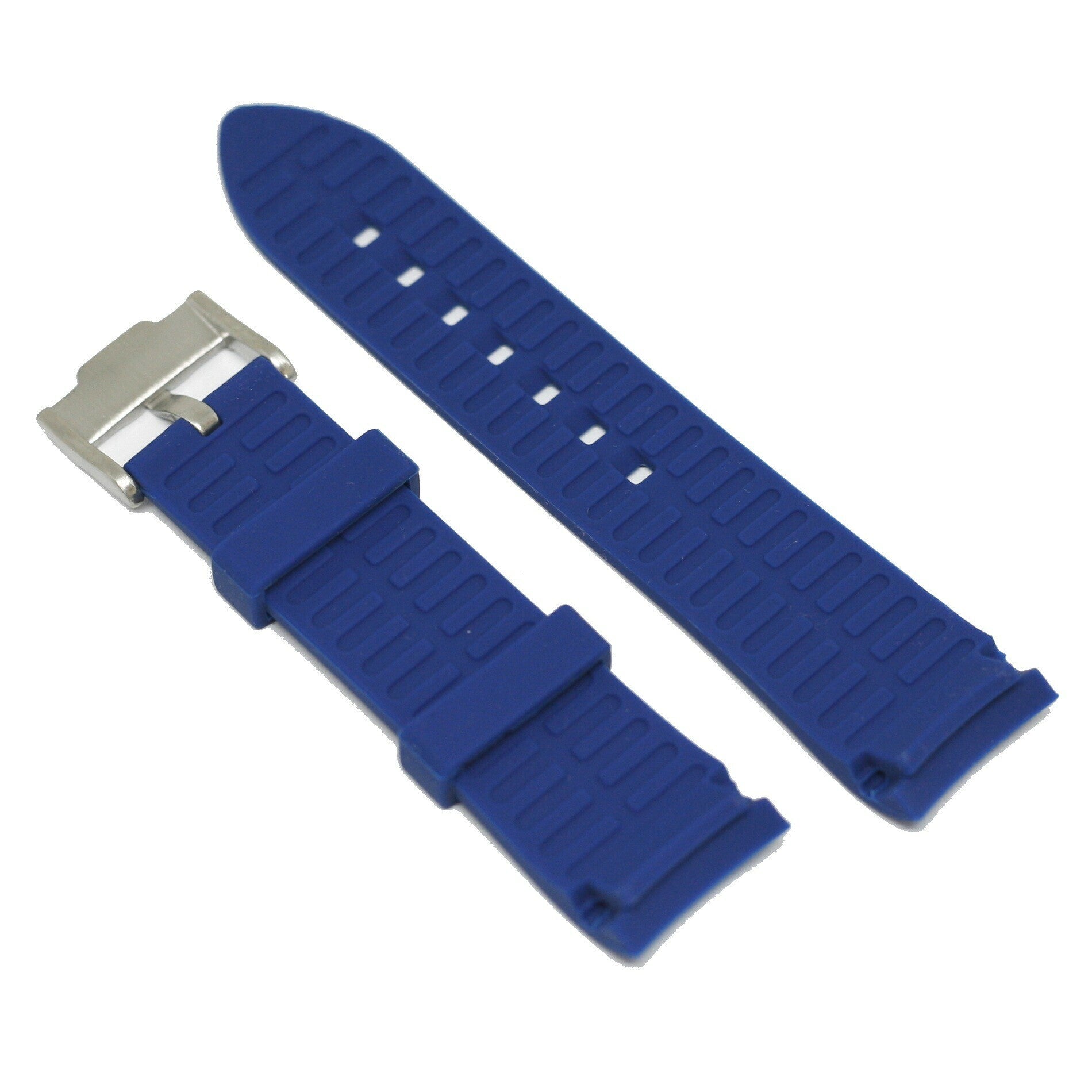 Rubber Strap Curved Blue