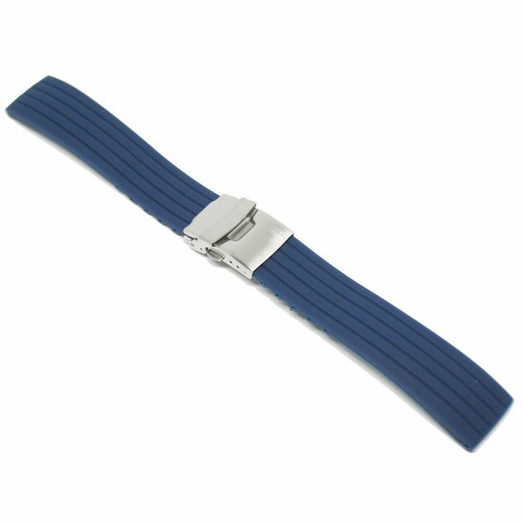 Watch Strap Rubber Blue