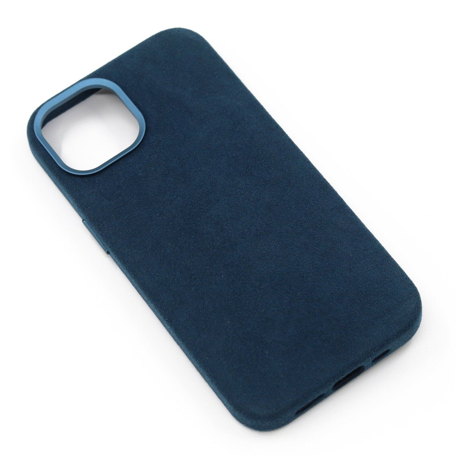 iPhone 14 Alcantara Magsafe deksel blå