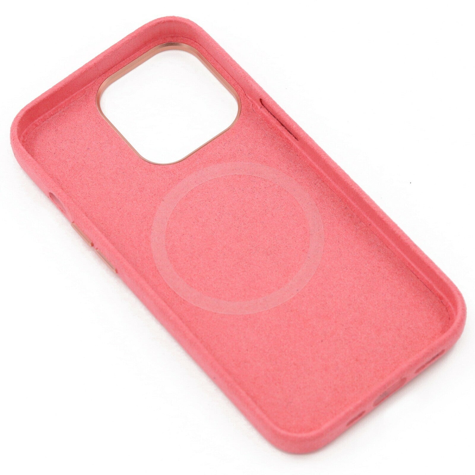 iPhone 13 pro Alcantara Magsafe deksel Rosa