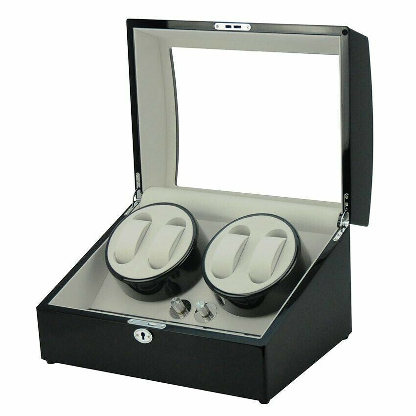 Watch Winder for 4+5 watches Black