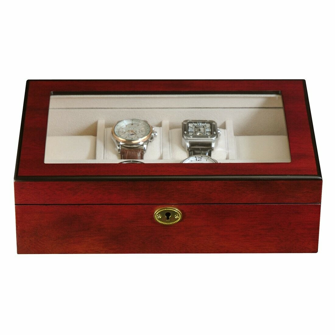 Wooden watch box for 8 watches