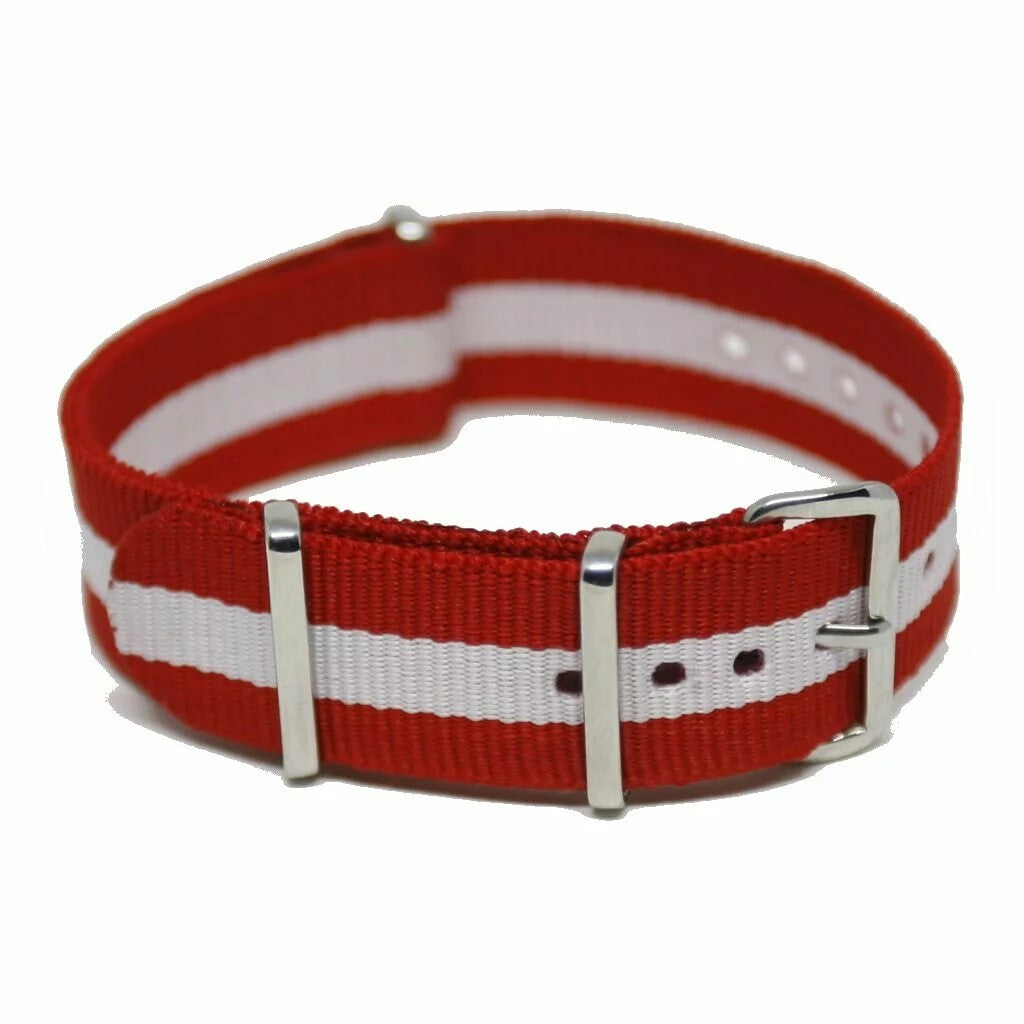 NATO Strap Red/white -Danish flag