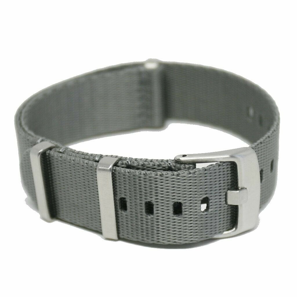 Seat Belt Nato Strap Grey