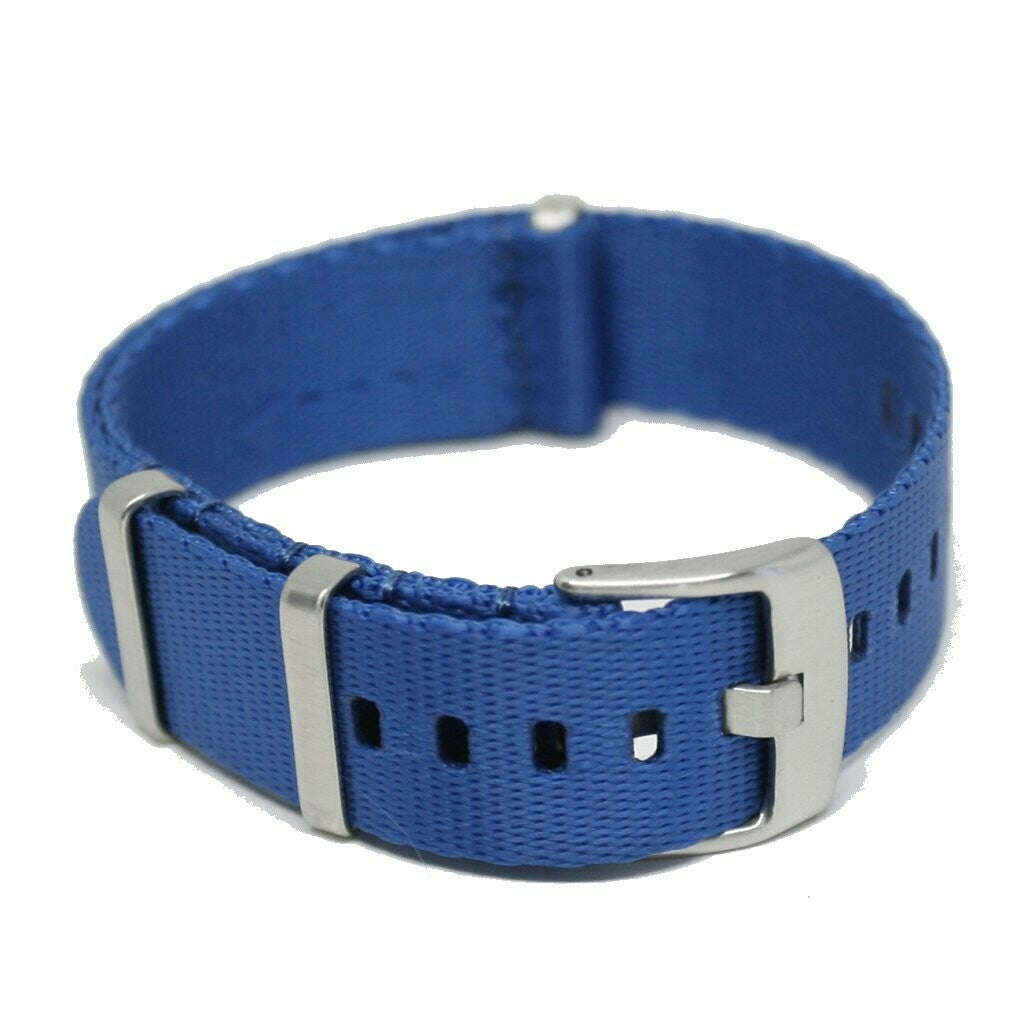 Seat Belt Nato Strap Blue