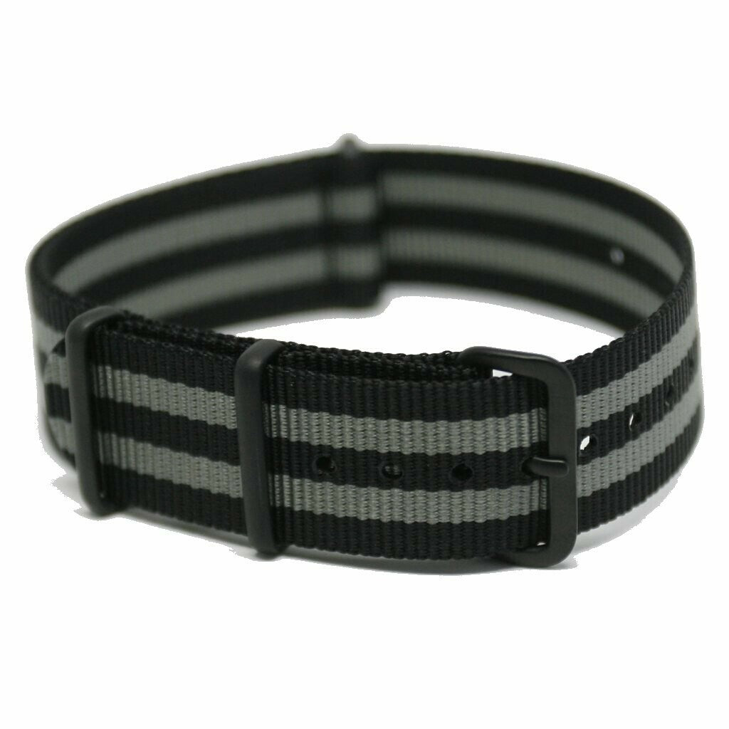 NATO Strap PVD Black/Grey