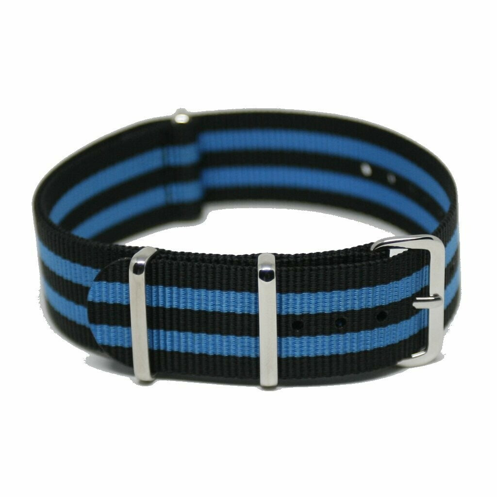 NATO Strap Black/blue