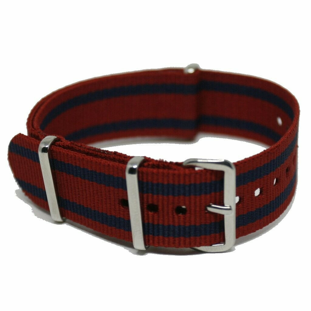 NATO Strap 20MM Red/blue