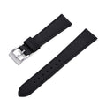 Saffiano-Lederarmband Schwarz