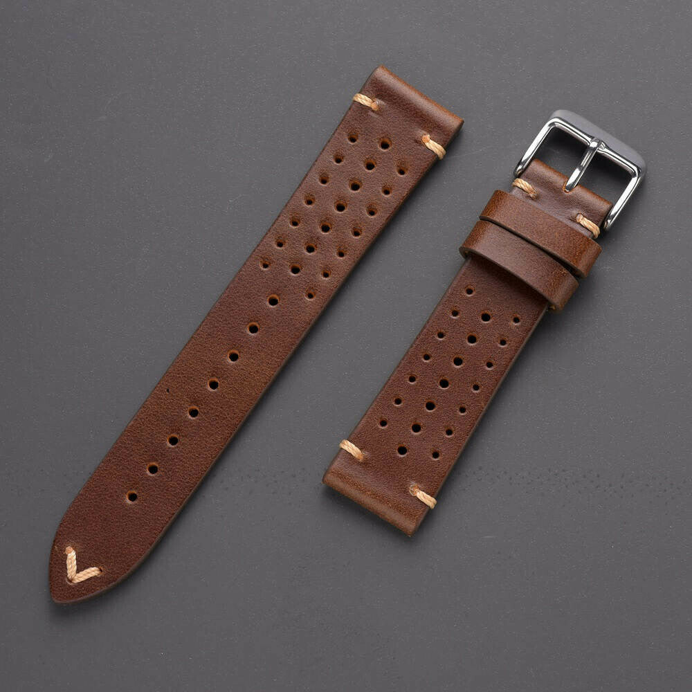 Racing Strap Watch Strap Dark Brown