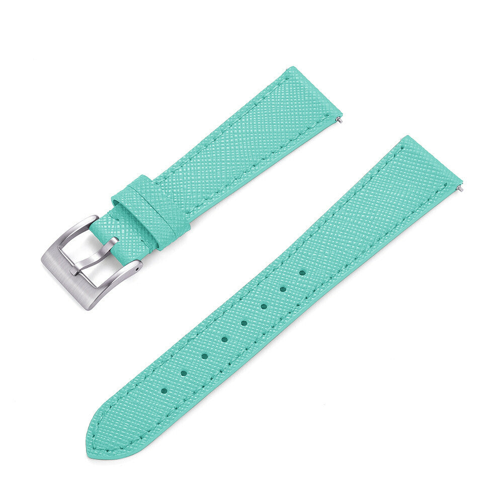 Saffiano Leather Strap Turquoise