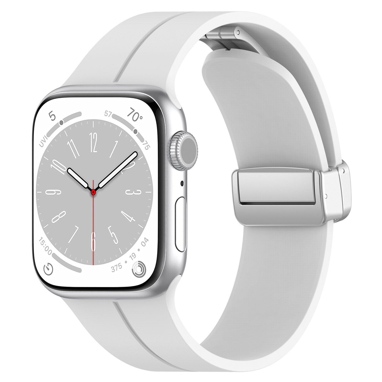 Rubber strap for Apple Watch Steel 38/40/41mm White