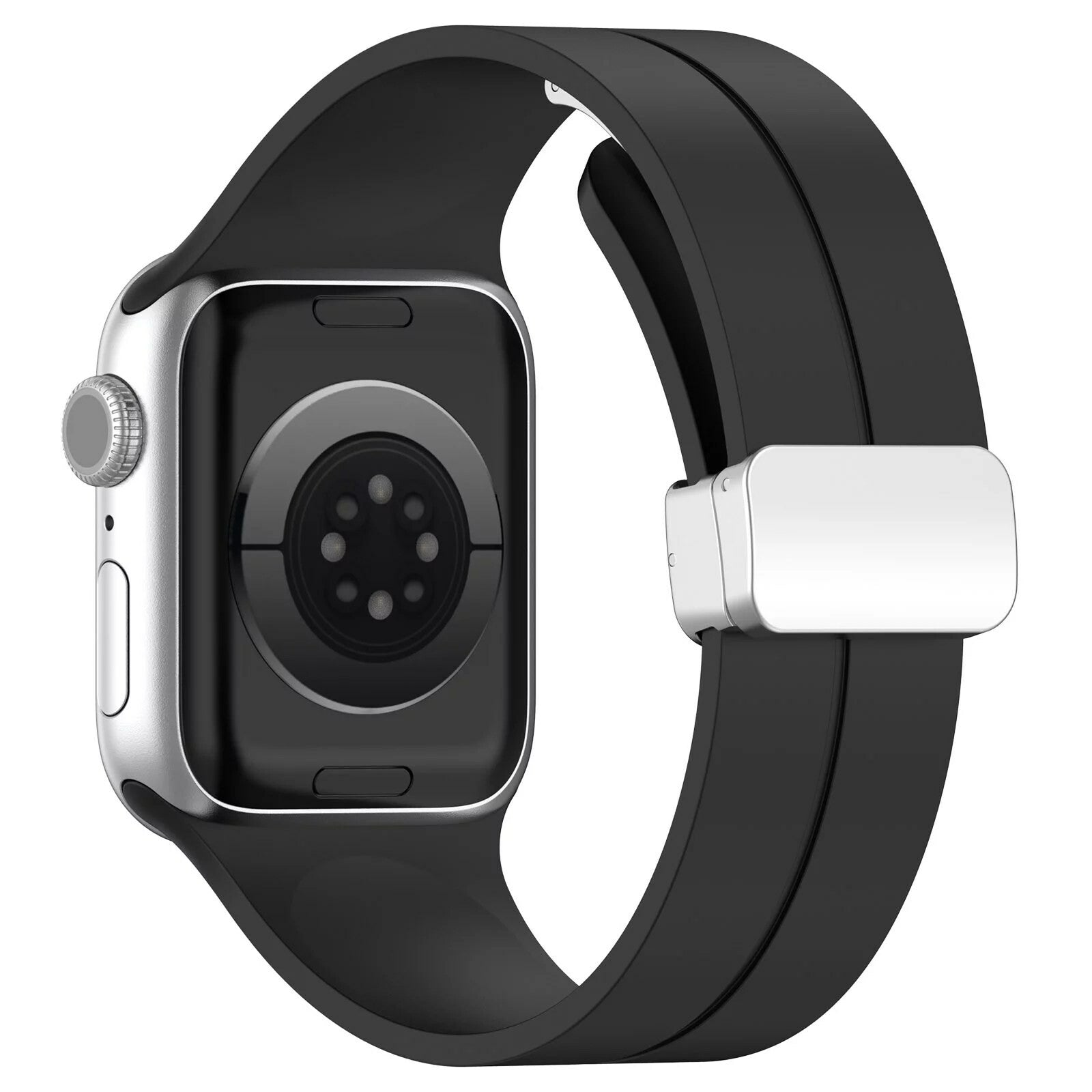 Rubber strap for Apple Watch Steel 38/40/41mm Black