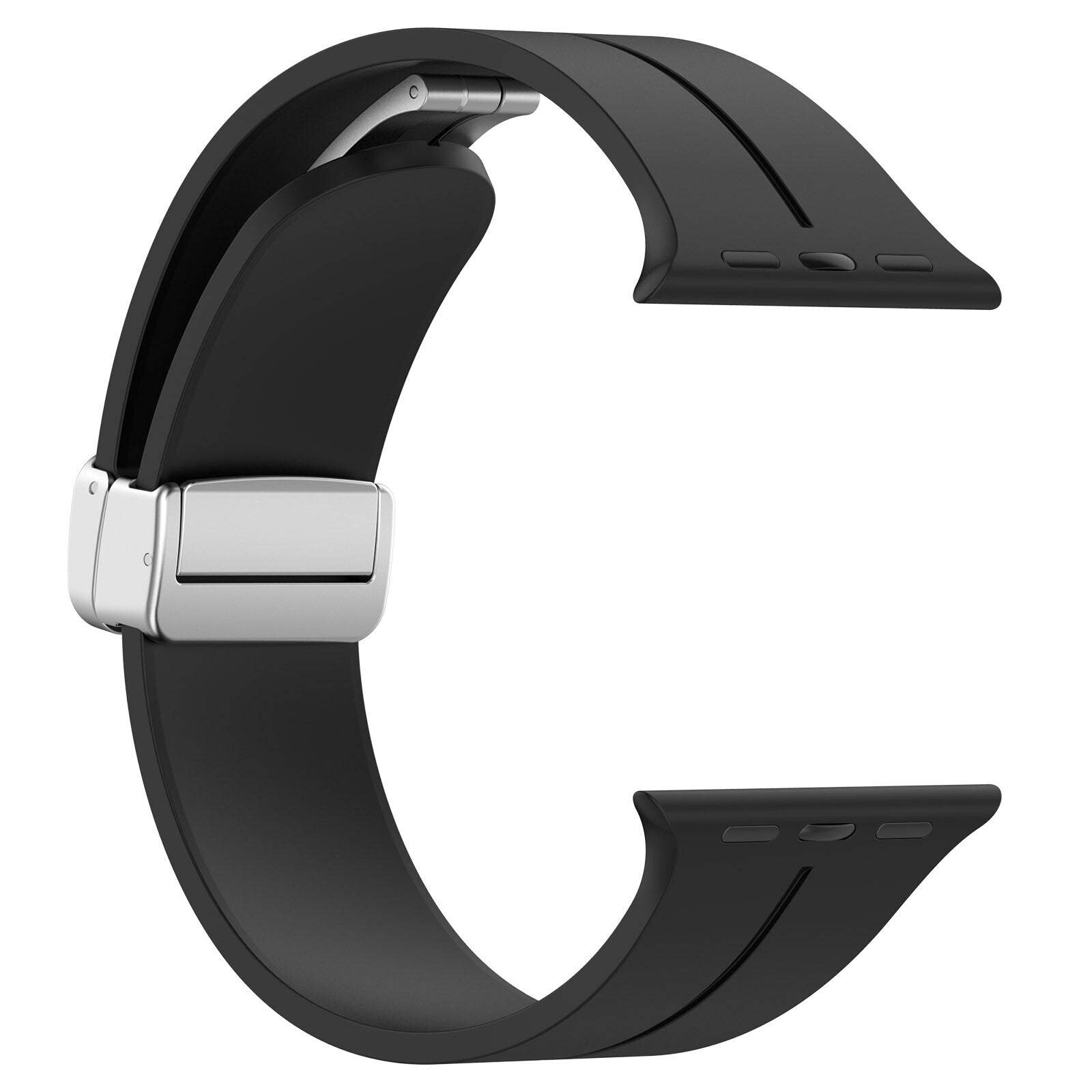 Rubber strap for Apple Watch Steel 38/40/41mm Black