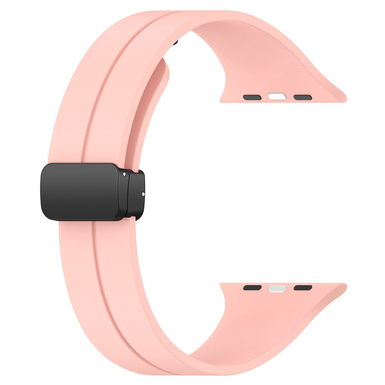Rubber strap for Apple Watch Black 38/40/41mm Pink