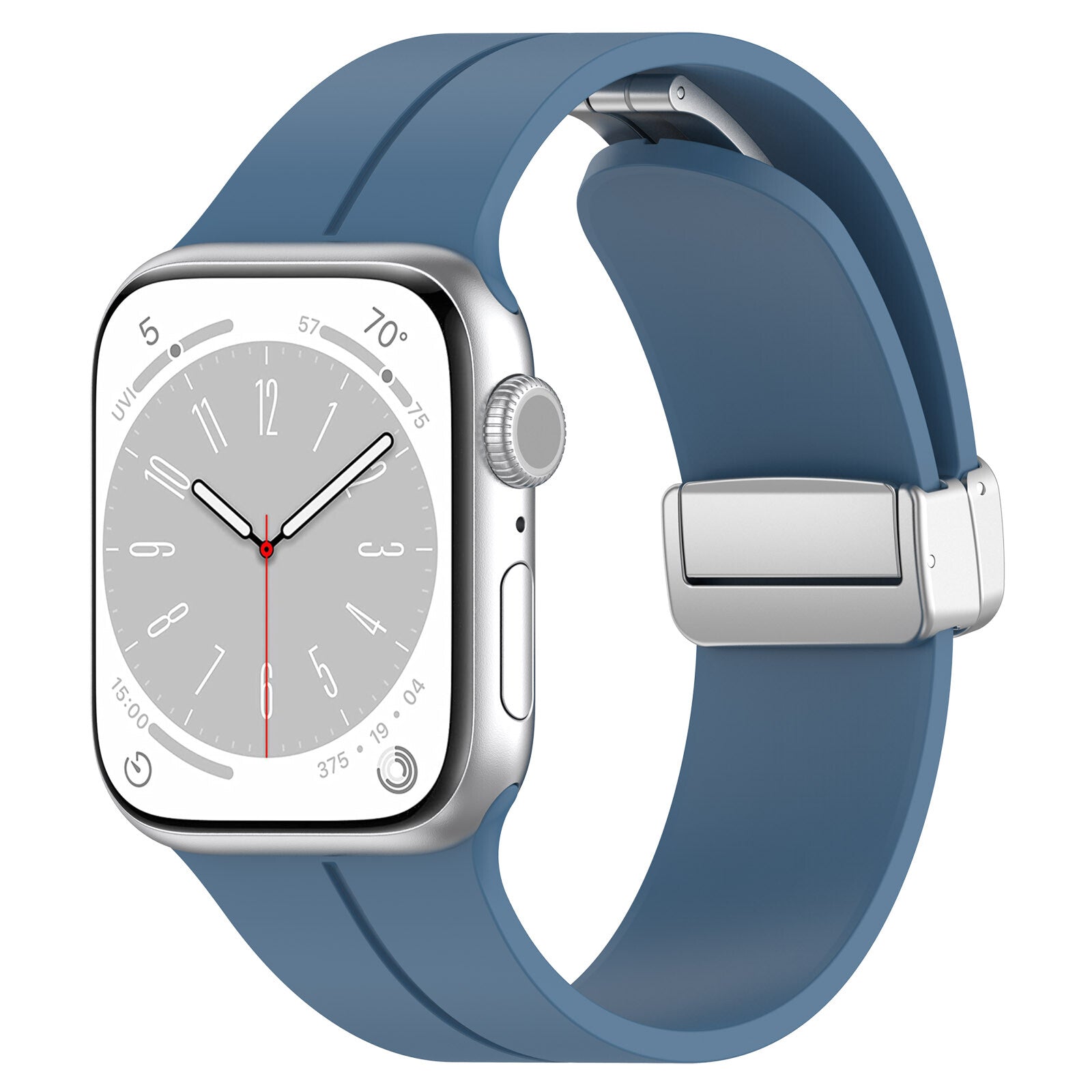 Rubber strap for Apple Watch Steel 38/40/41mm Blue