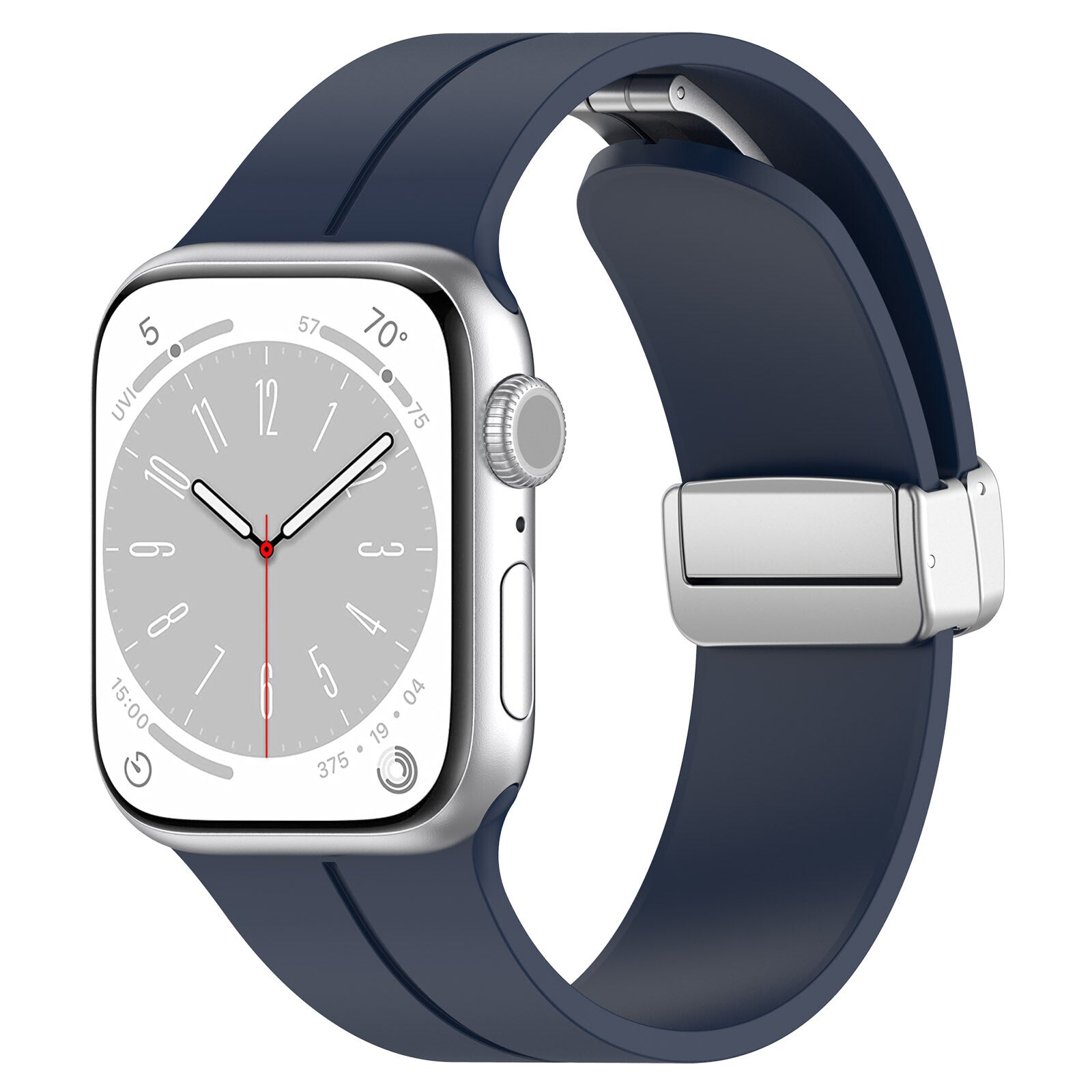 Rubber strap for Apple Watch Steel 38/40/41mm Dark blue