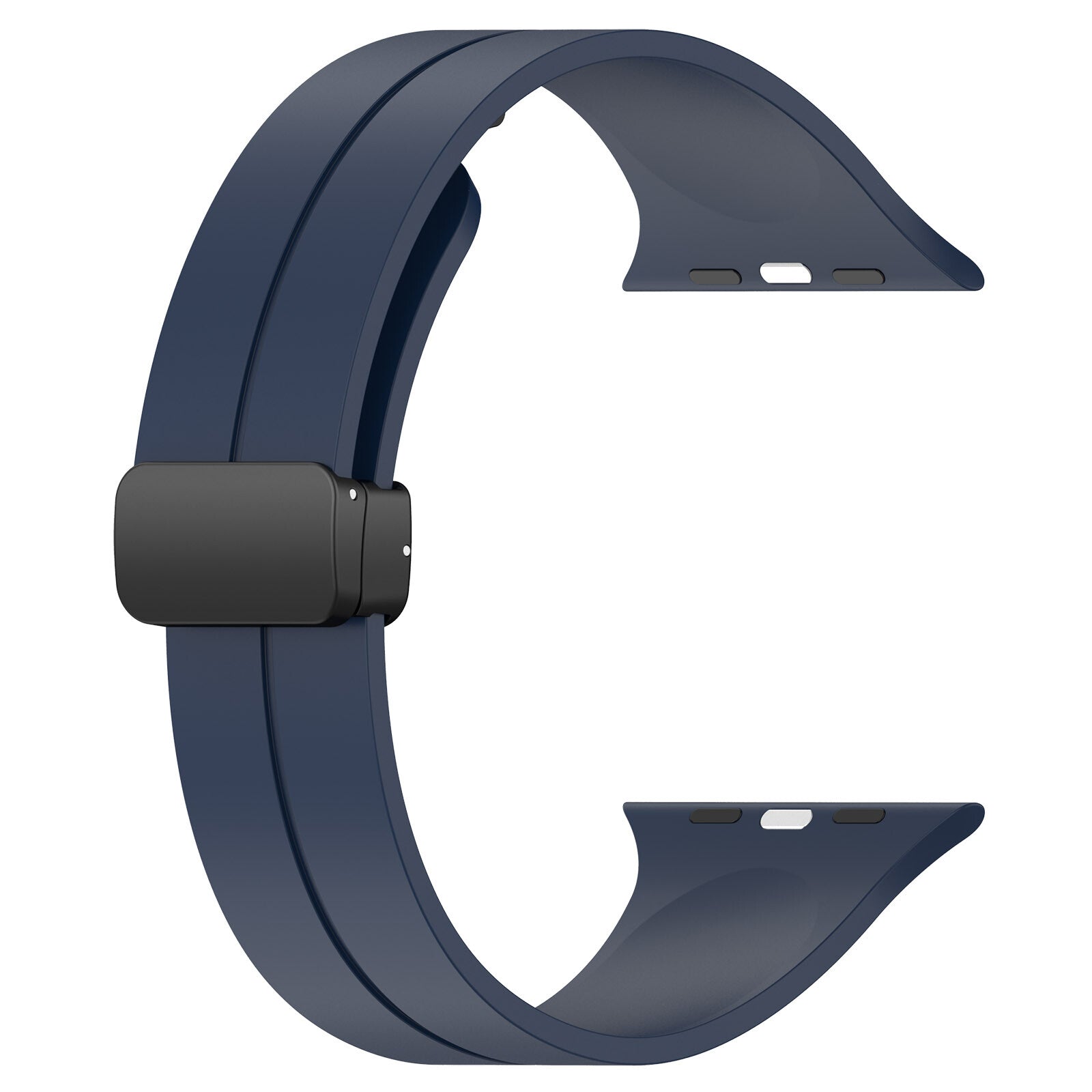 Rubber strap for Apple Watch Black 38/40/41mm Dark blue