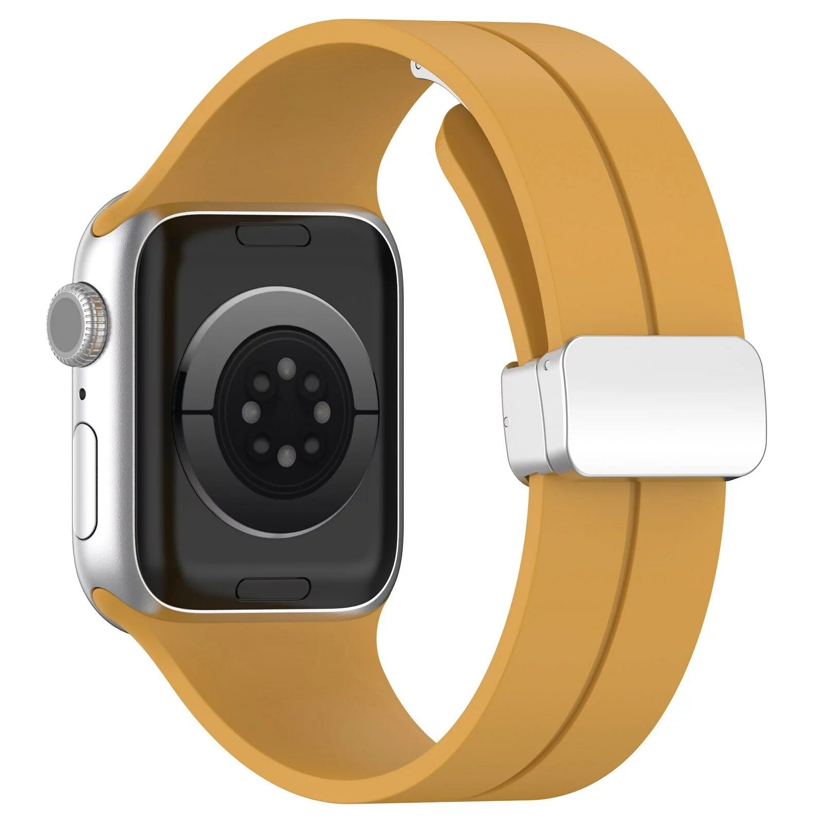 Rubber strap for Apple Watch Steel 38/40/41mm Dark yellow