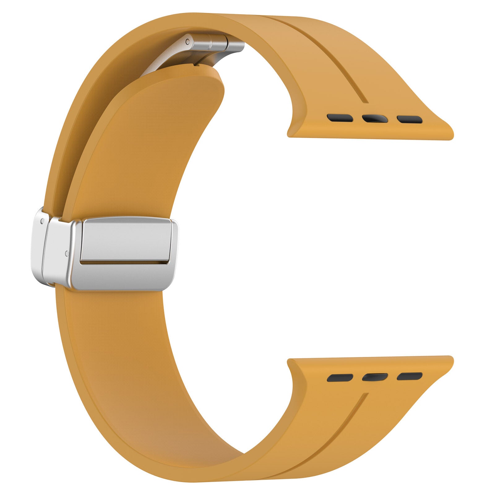 Rubber strap for Apple Watch Steel 38/40/41mm Dark yellow