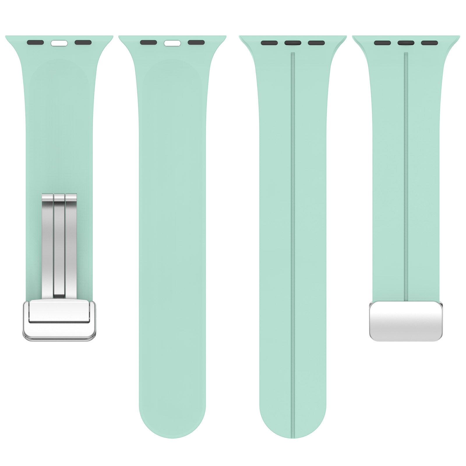 Rubber strap for Apple Watch Steel 38/40/41mm Turquoise