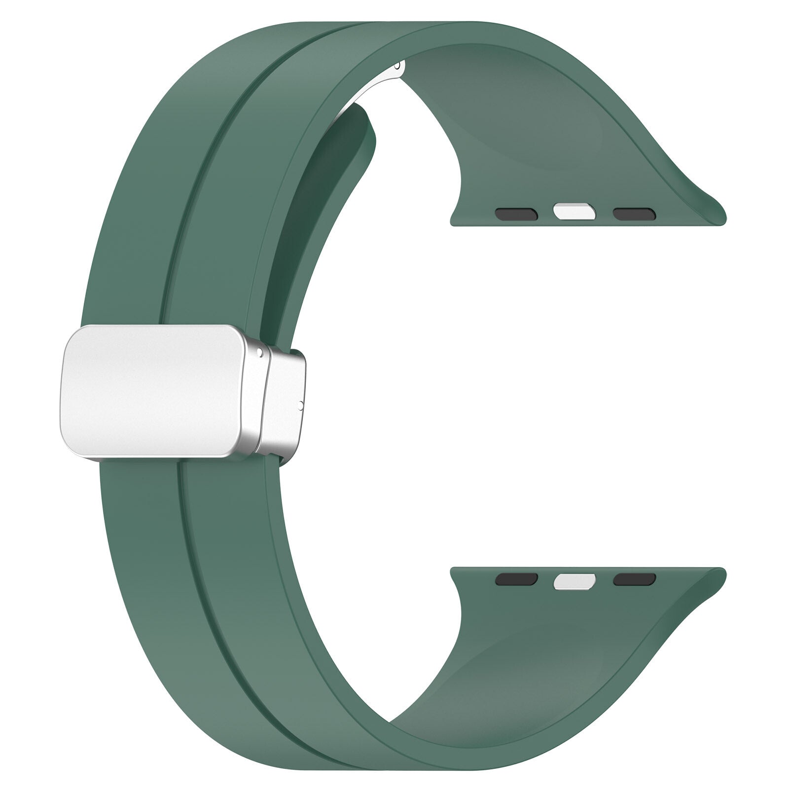 Rubber strap for Apple Watch Steel 38/40/41mm Green