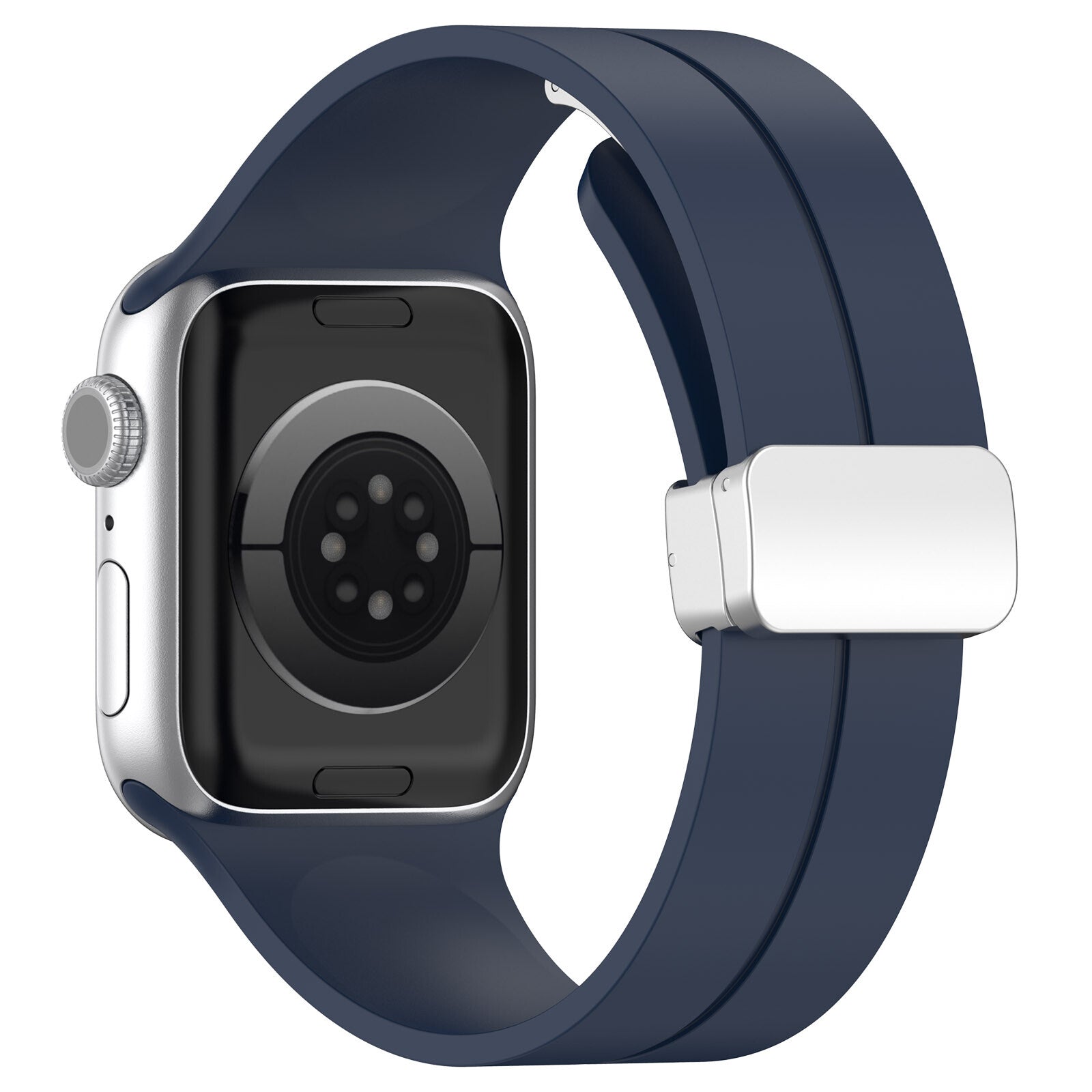 Rubber strap for Apple Watch Steel 42/44/49mm Dark blue