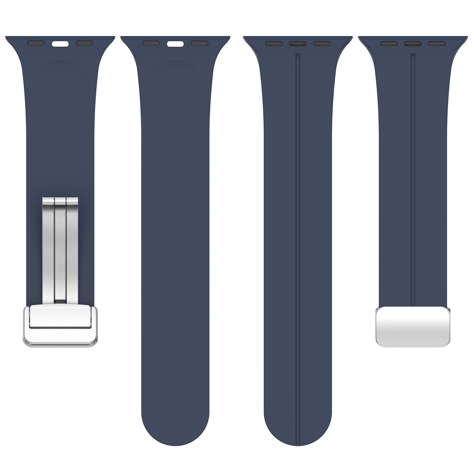 Rubber strap for Apple Watch Steel 42/44/49mm Dark blue