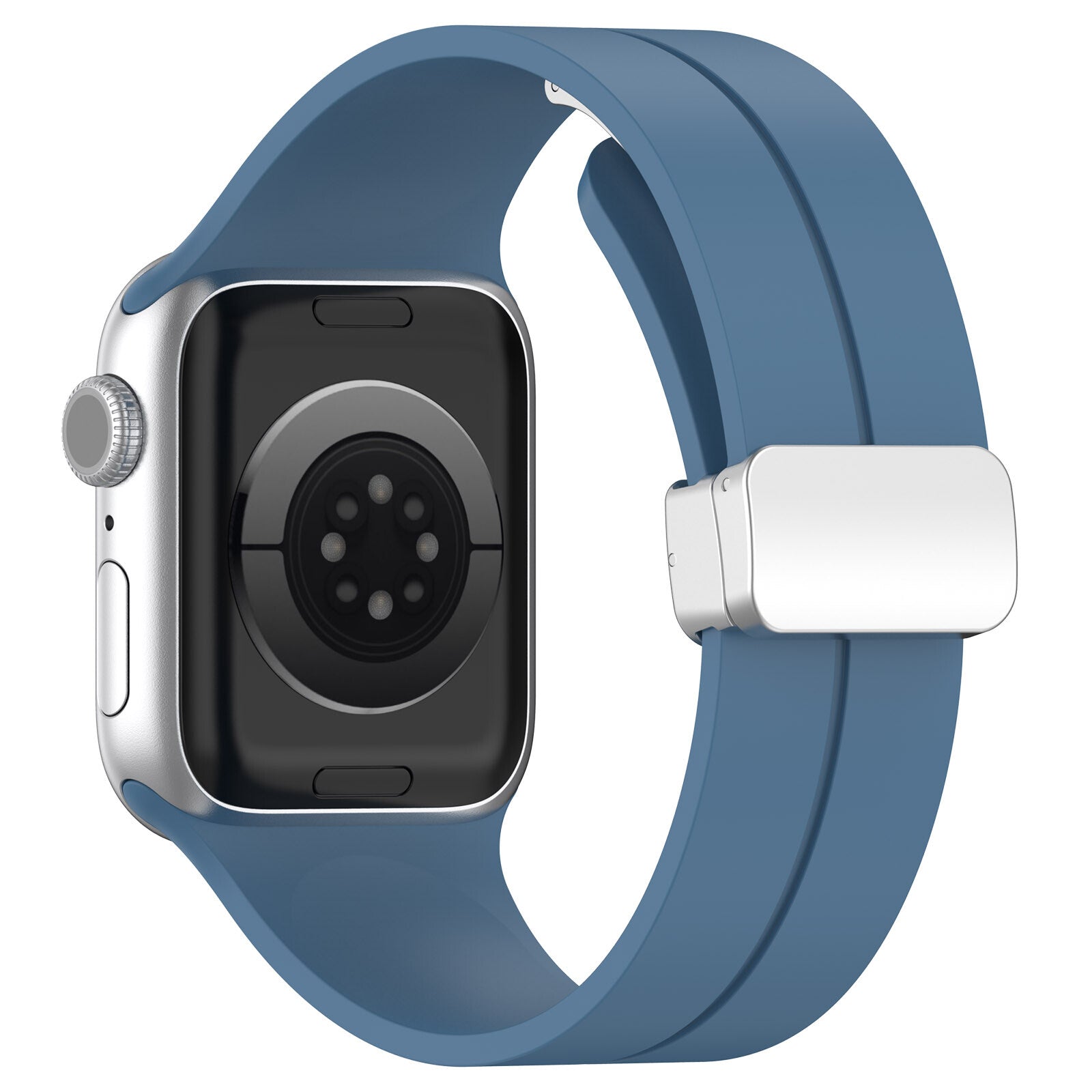Rubber strap for Apple Watch Steel 42/44/49mm Blue