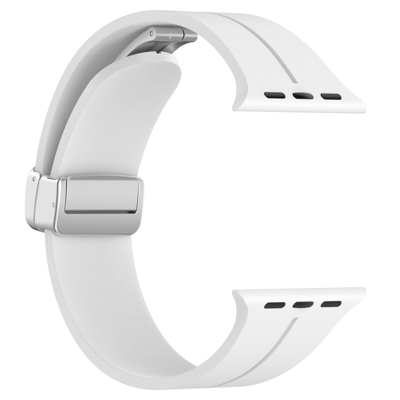 Rubber strap for Apple Watch Steel 42/44/49mm White