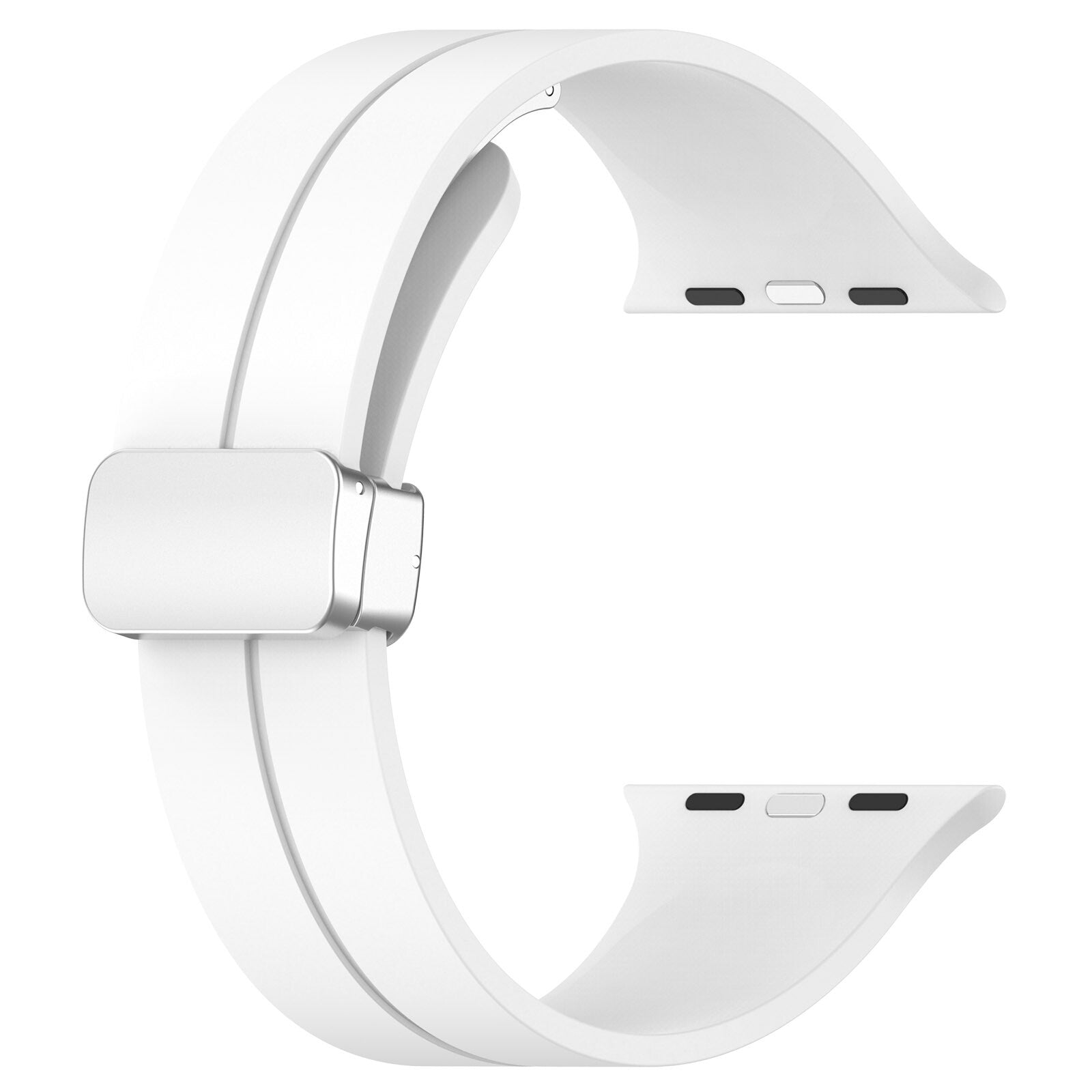 Rubber strap for Apple Watch Steel 42/44/49mm White