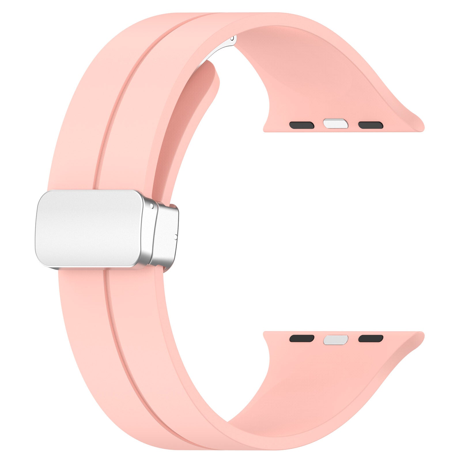 Rubber strap for Apple Watch Steel 42/44/49mm Pink