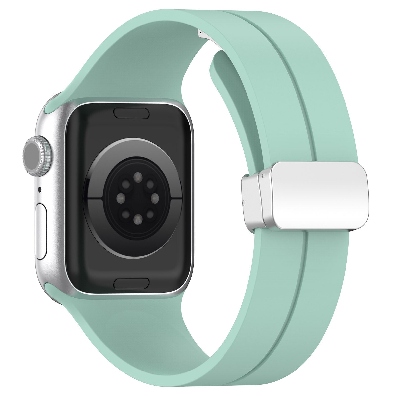 Rubber strap for Apple Watch Steel 42/44/49mm Turquoise