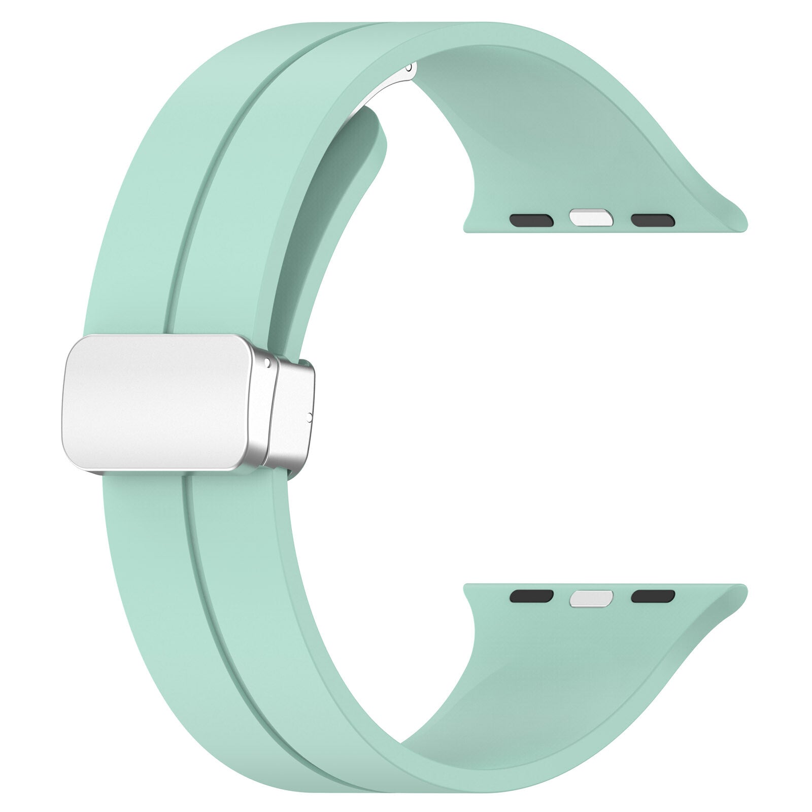 Rubber strap for Apple Watch Steel 42/44/49mm Turquoise