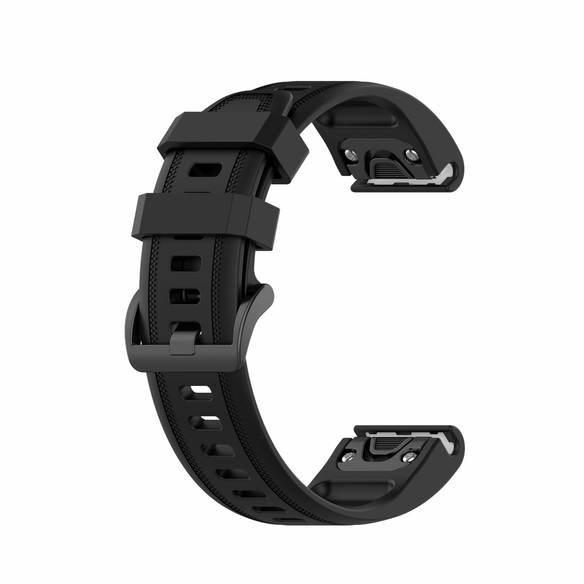 Garmin Quickfit 20mm Rubber Strap Black