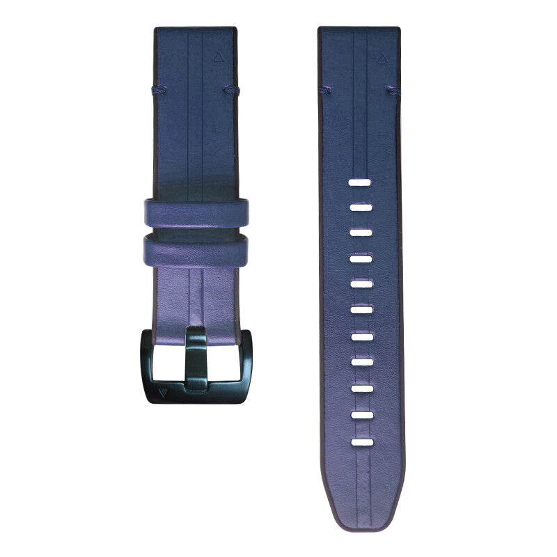 Garmin Quickfit Leather/rubber strap Dark blue Quickfit