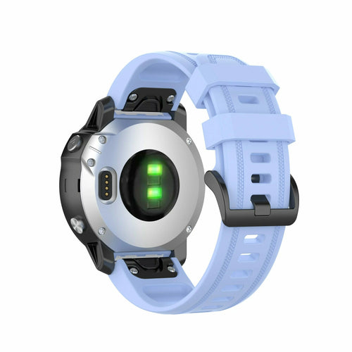 Garmin Quickfit 20 mm Kautschukarmband, hellblau