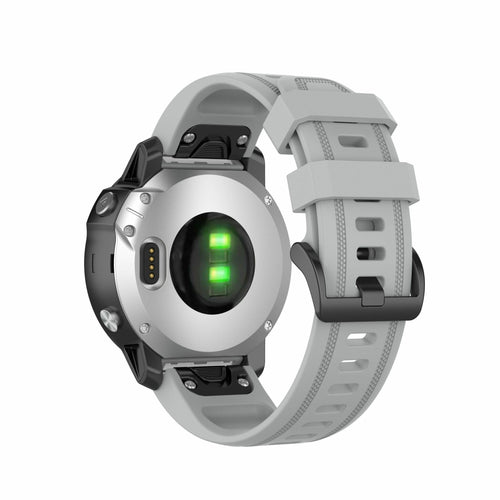 Garmin Quickfit 20mm Rubber Strap Grey