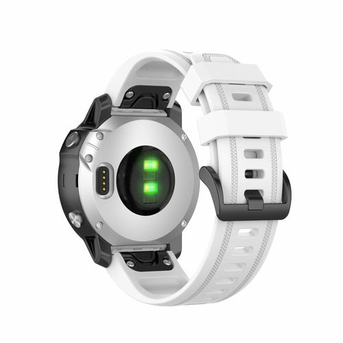 Garmin Quickfit 20 mm Kautschukarmband Weiß